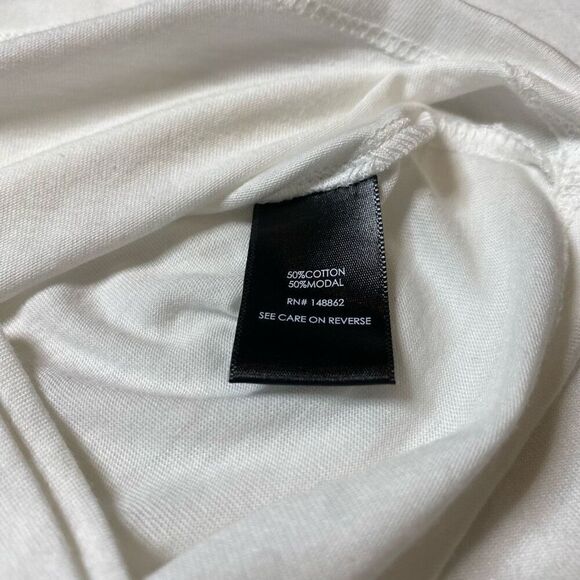 Torrid White Long Sleeve Tshirt Basic Top Tunic Size 4X Stretch Pristine Cond. - Picture 5 of 8